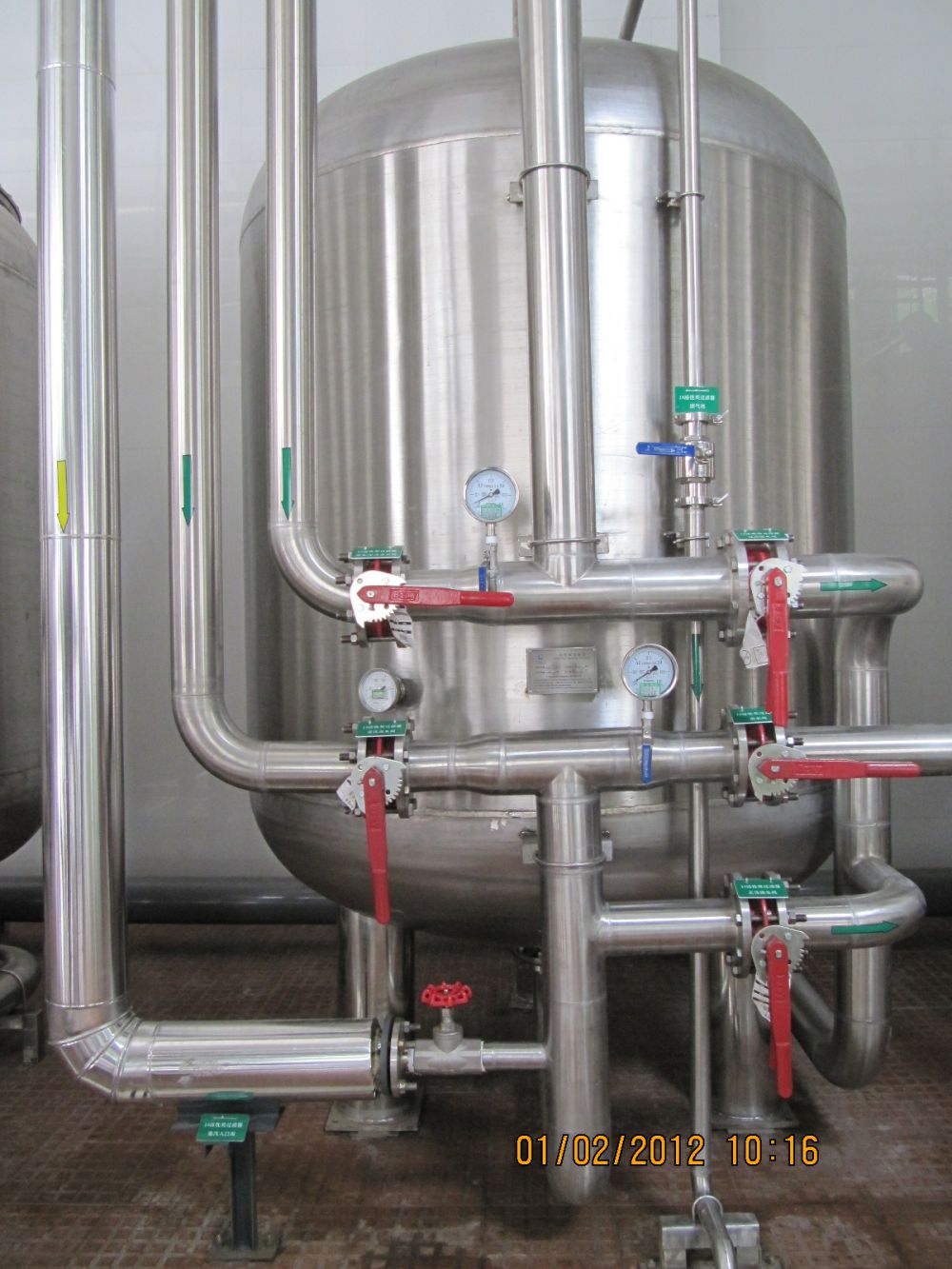 飲料(liao)廠(chang)20m3ph純水係統