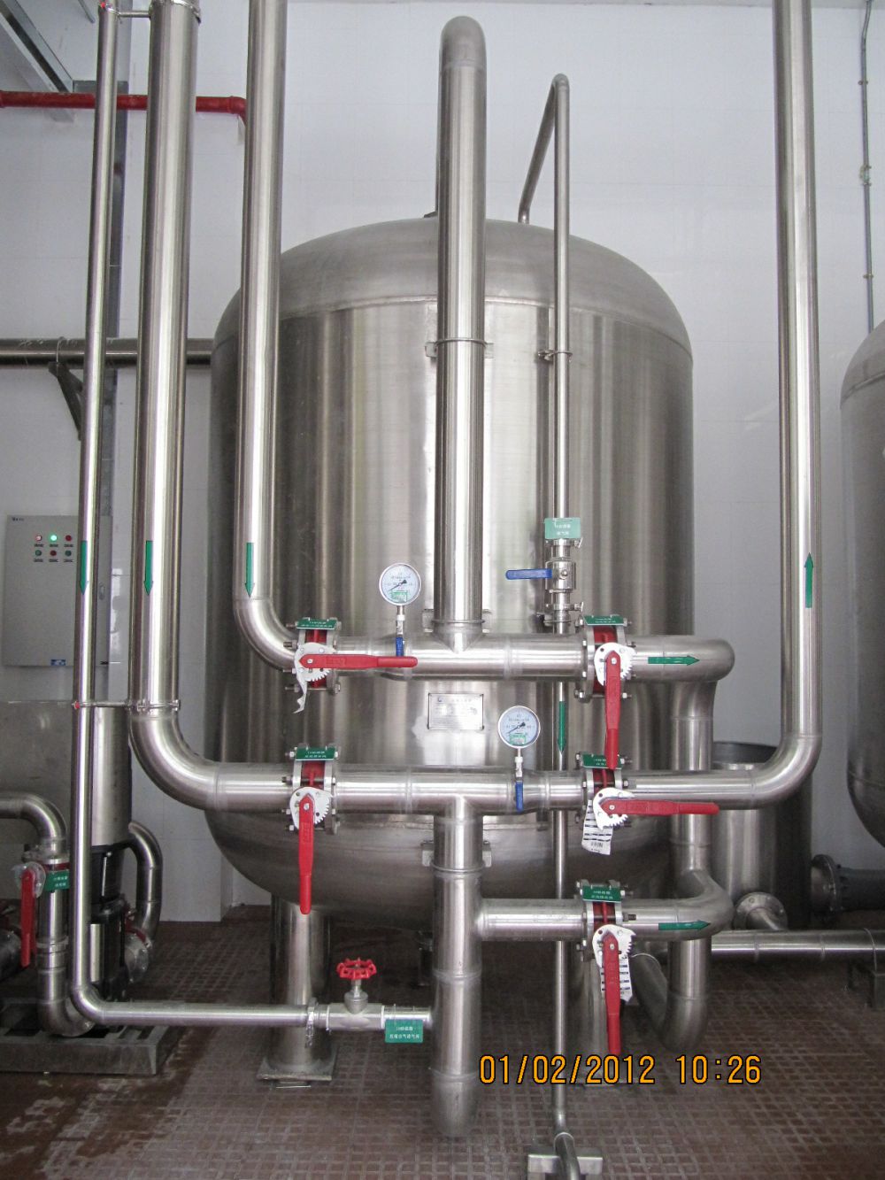 飲料廠(chang)20m3ph純水係統